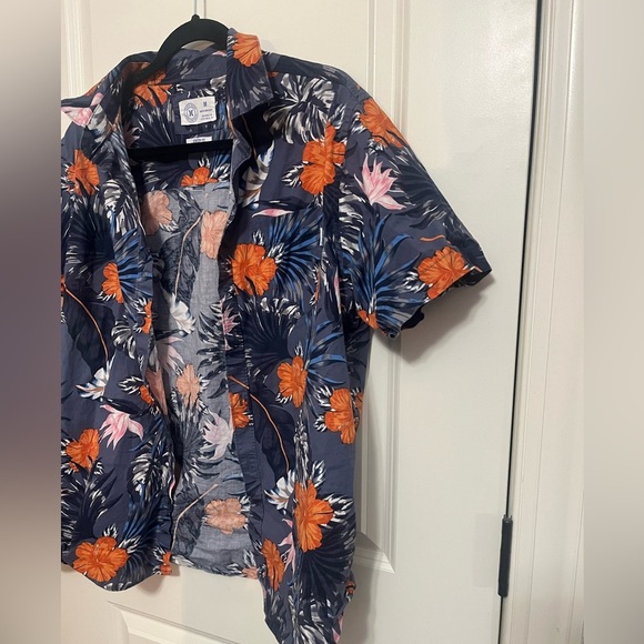 Hurley Men’s Hawaiian Tropical Stretch Fit Shirt Size Medium - Picture 5 of 10